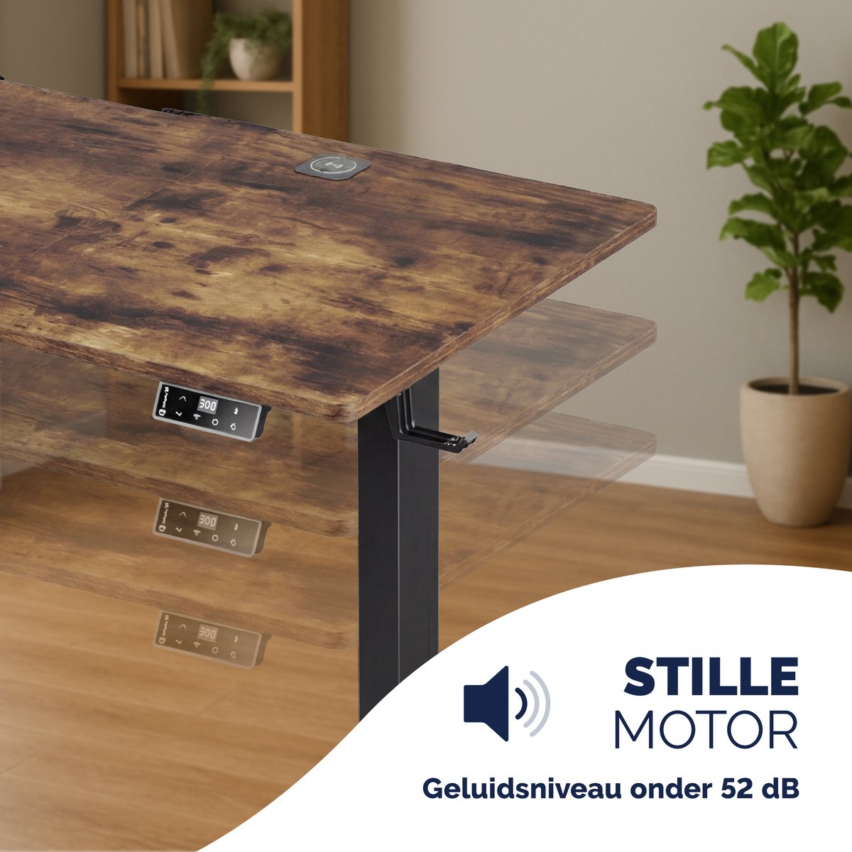 Casaria zit-sta bureau - elektrisch verstelbaar met USB thumbnail 4