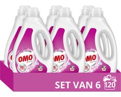 Omo Kleur Vloeibaar Wasmiddel - 6 x 20 wasbeurten - Voordeelverpakking