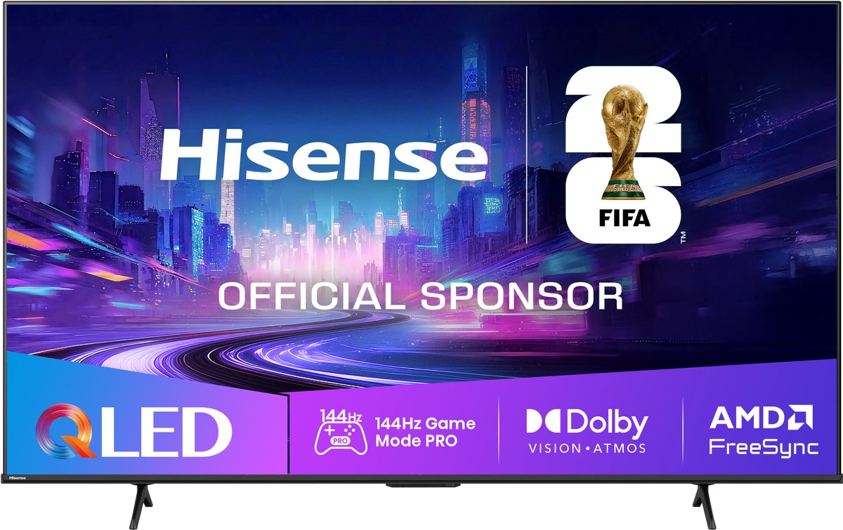 Hisense 85E7Q PRO 85 inch 4K QLED TV 144Hz - Hisense - €1.090,71