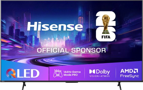 Hisense 85E7Q PRO 85 inch 4K QLED TV 144Hz - Hisense - €1.090,71
