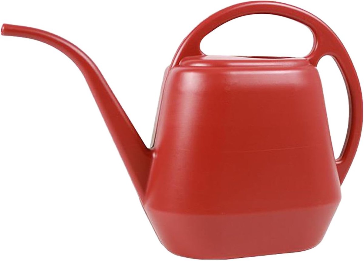 Gieter - Gieter van Kunststof - 4 Liter - Lichtgewicht, Watersproeier, Schenkfles voor Tuin - Buiten - Huis - Bloemen - Bonsai en Planten - Bordeauxrood
