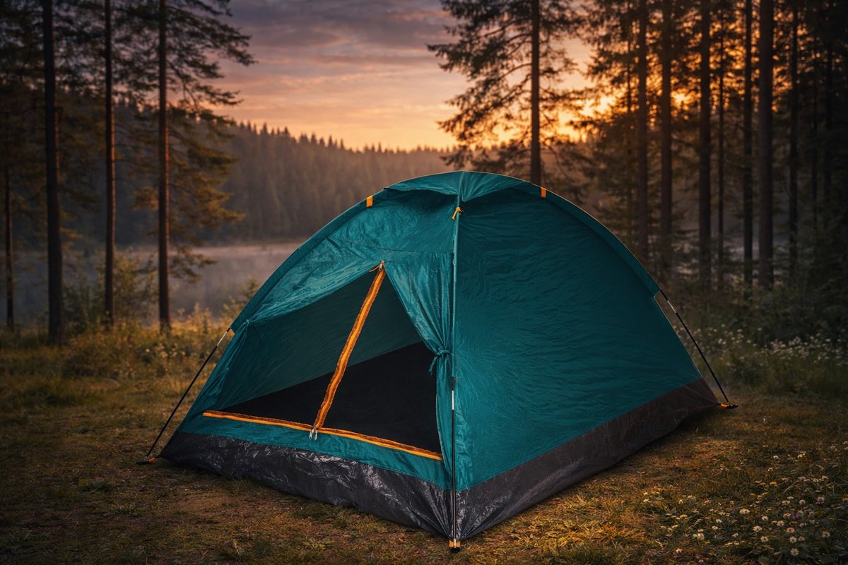 Tent Monodome 2 Persoons – 200 x 120 x 100 cm – Lichtgewicht Festival Koepeltent – Budget-1.2 kg – foto 2