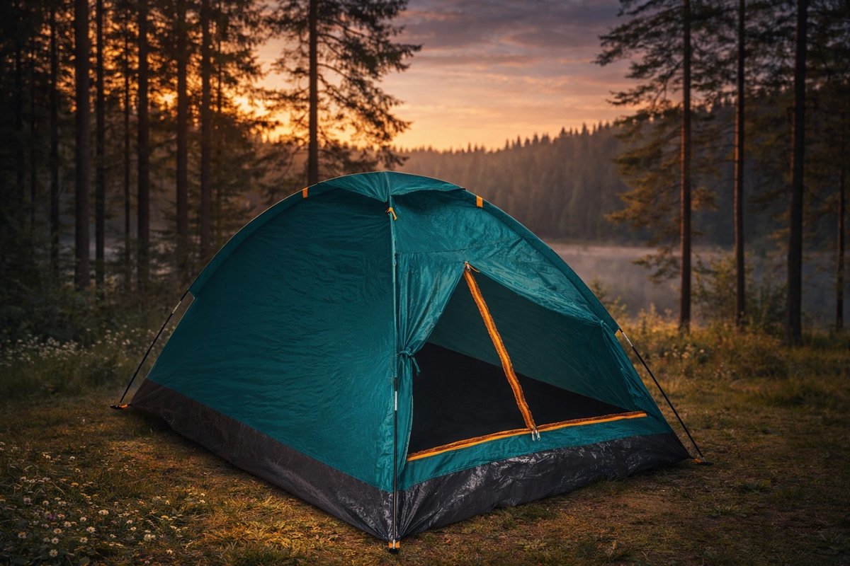 Tent Monodome 2 Persoons – 200 x 120 x 100 cm – Lichtgewicht Festival Koepeltent – Budget-1.2 kg – foto 3