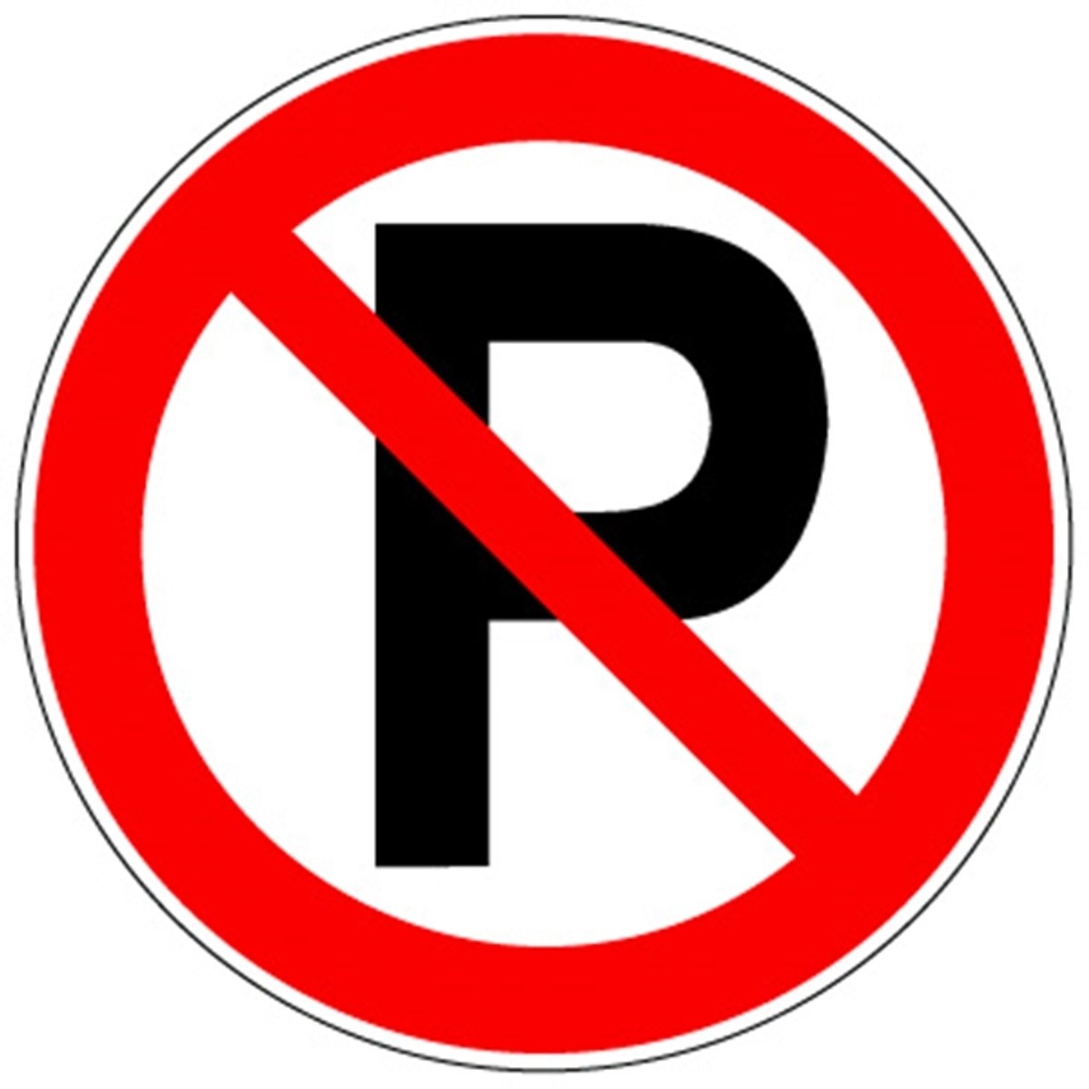 Picto Parkeren Verboden Sticker 200 Mm 3232.07