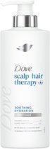DOVE Scalp + Hair Therapy Conditioner - Soothing Hydration - verzorging voor hoofdhuid en haar met hyaluroncomplex en glycerine van farma-kwaliteit - 400 ml
