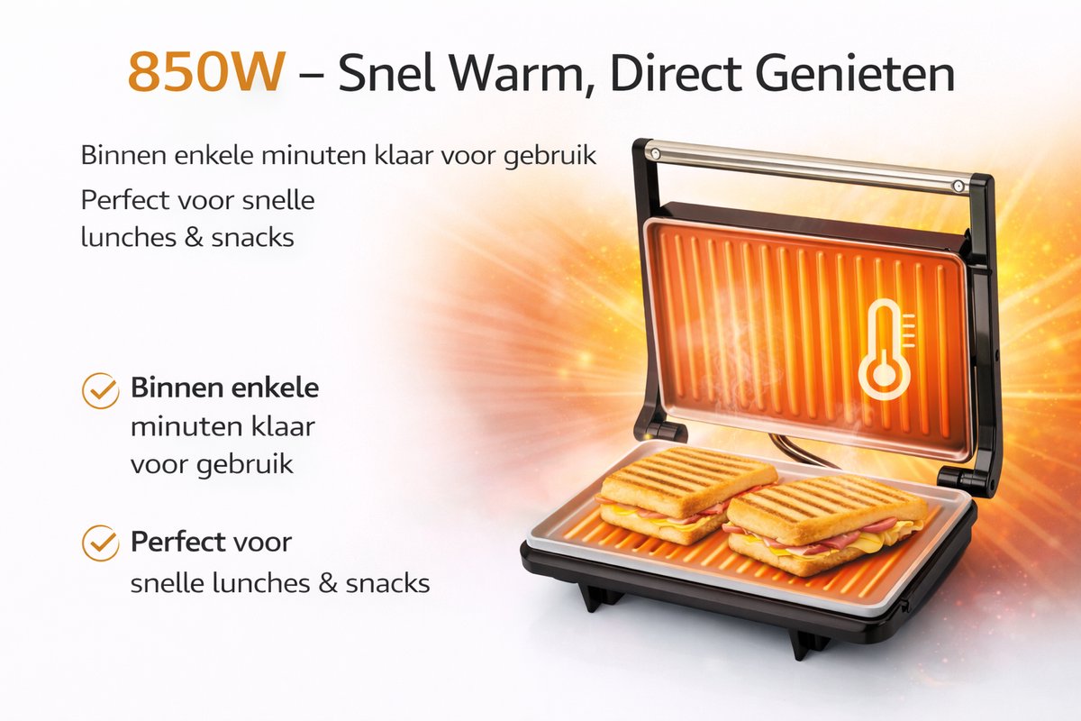 Tosti 2-in-1 Contactgrill thumbnail 3