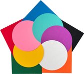 Vloerankers starterset rond en vierkant 30 cm – set van 10 – vilt – voor systemisch werk en opstellingen