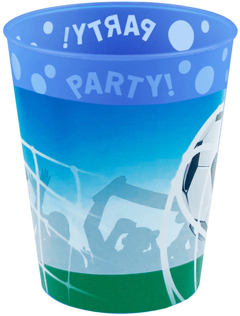 Football Soccer Fans micro premium plastic beker 250 ml