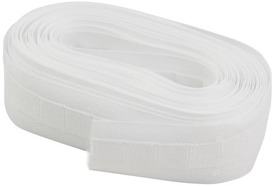 Intensions 500cm Plooiband - terlenka 24mm - wit