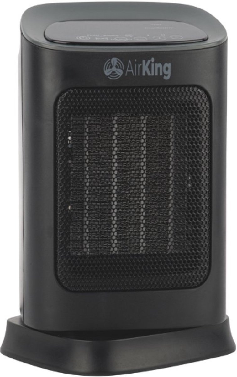Bol.com AirKing Elektrische Kachel - Compacte Keramische kachel met touchscreen - Kachelventilator 2 Standen 900 en 1800 Watt - ... aanbieding