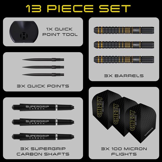 Chizzy Series 3 90% tungsten 25Gr Quick Point van Chizzy — afbeelding 4