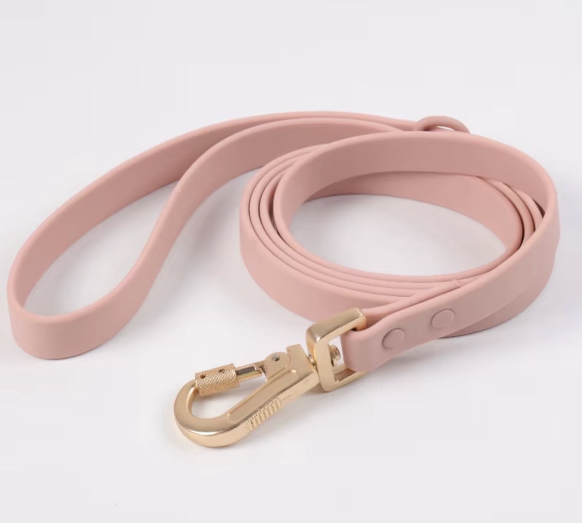 KadoDash - Siliconen Hondenlijn Roze – Sterk, Waterbestendig & Comfortabel
