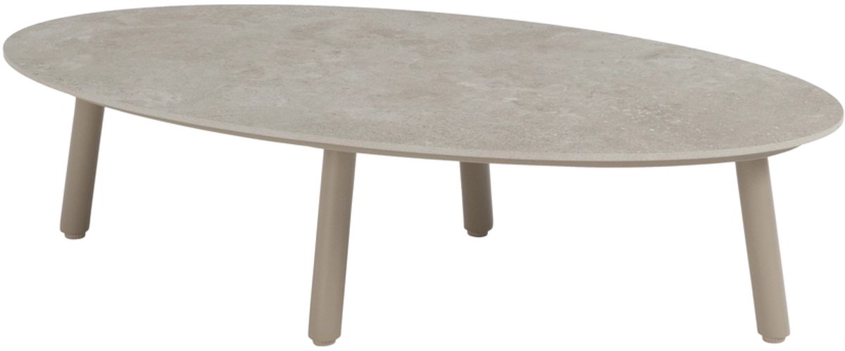 4 Seasons Outdoor Calma loungebank met Salute koffietafel - latte