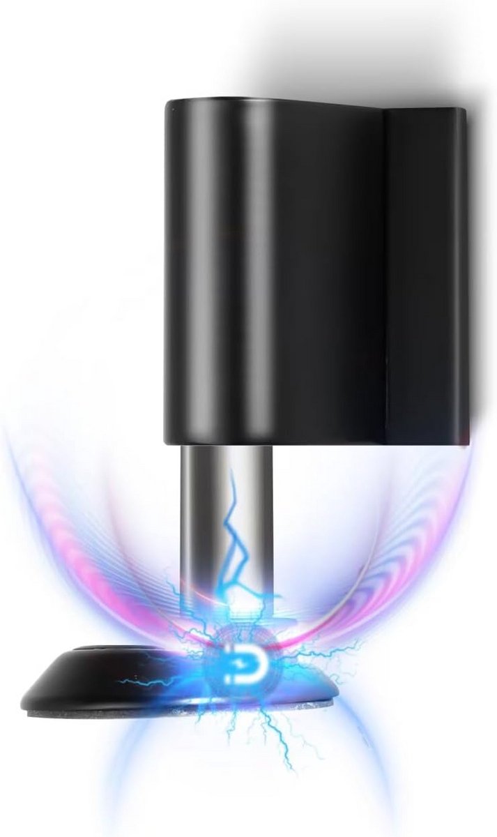 Verstelbare magnetische deurstoppers - 2 stuks, Heavy Duty, zonder boren, eenvoudig te installeren