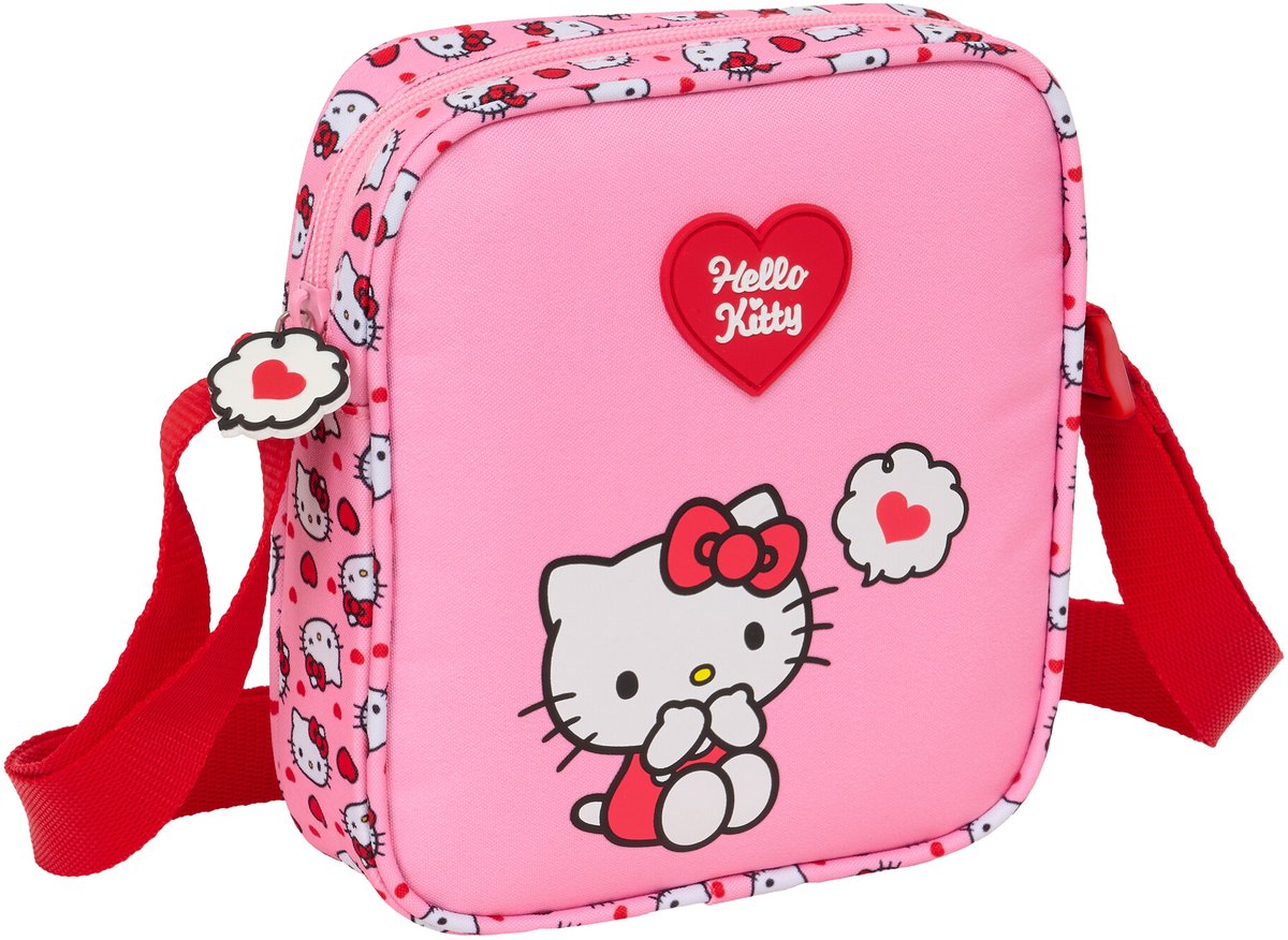 Hello Kitty Mini Schoudertas Love - 18 x 16 x 4 cm - Polyester