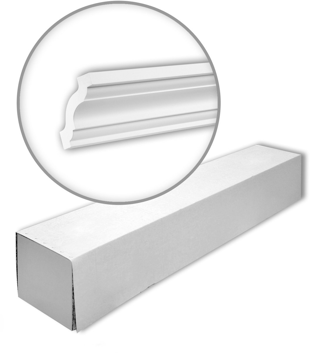 Profhome 150141 1 doos 12 stukken Kroonlijst 24 m
