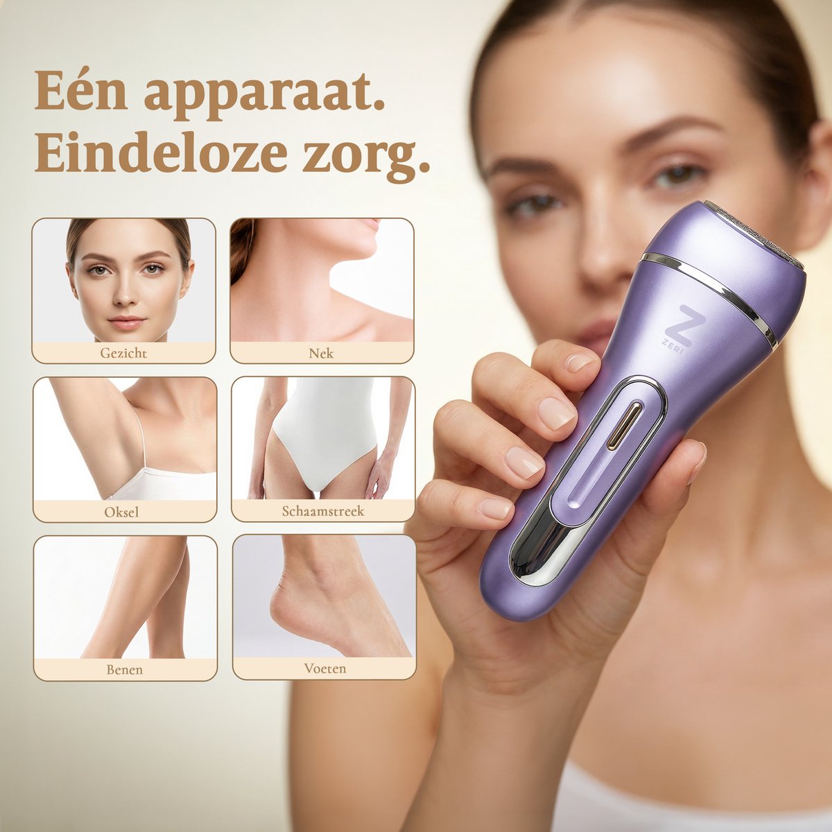 Ladyshave 7-in-1 - Waterdicht Scheerapparaat thumbnail 6