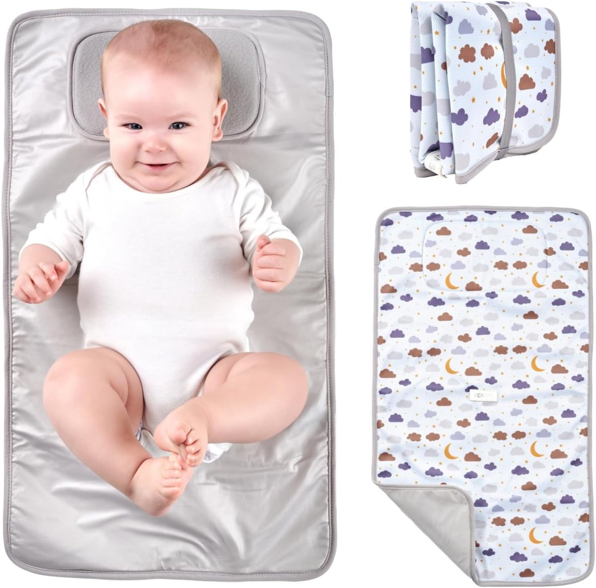Waterdichte en Opvouwbare Reisverschoningsmat - Ideaal voor Babycomfort en Netheid, Perfect als Luiertas