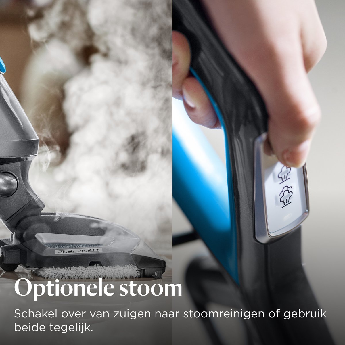 BISSELL Vac & Steam Draadloze Stofzuiger met Stoomfunctie - afbeelding 2