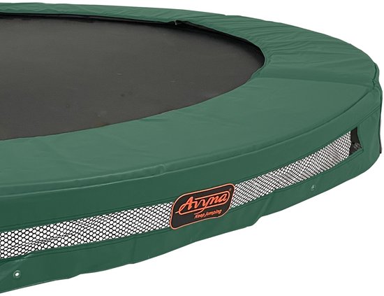 Universele Trampoline Rand Ø270 cm – InGround – Groen – Heavy Duty Kwaliteit – Geschikt voor Alle Merken
