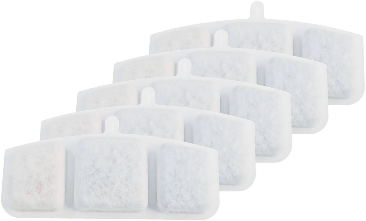 CatElite® - 4-in-1 Waterfilters voor drinkfontein Wave - 5 stuks