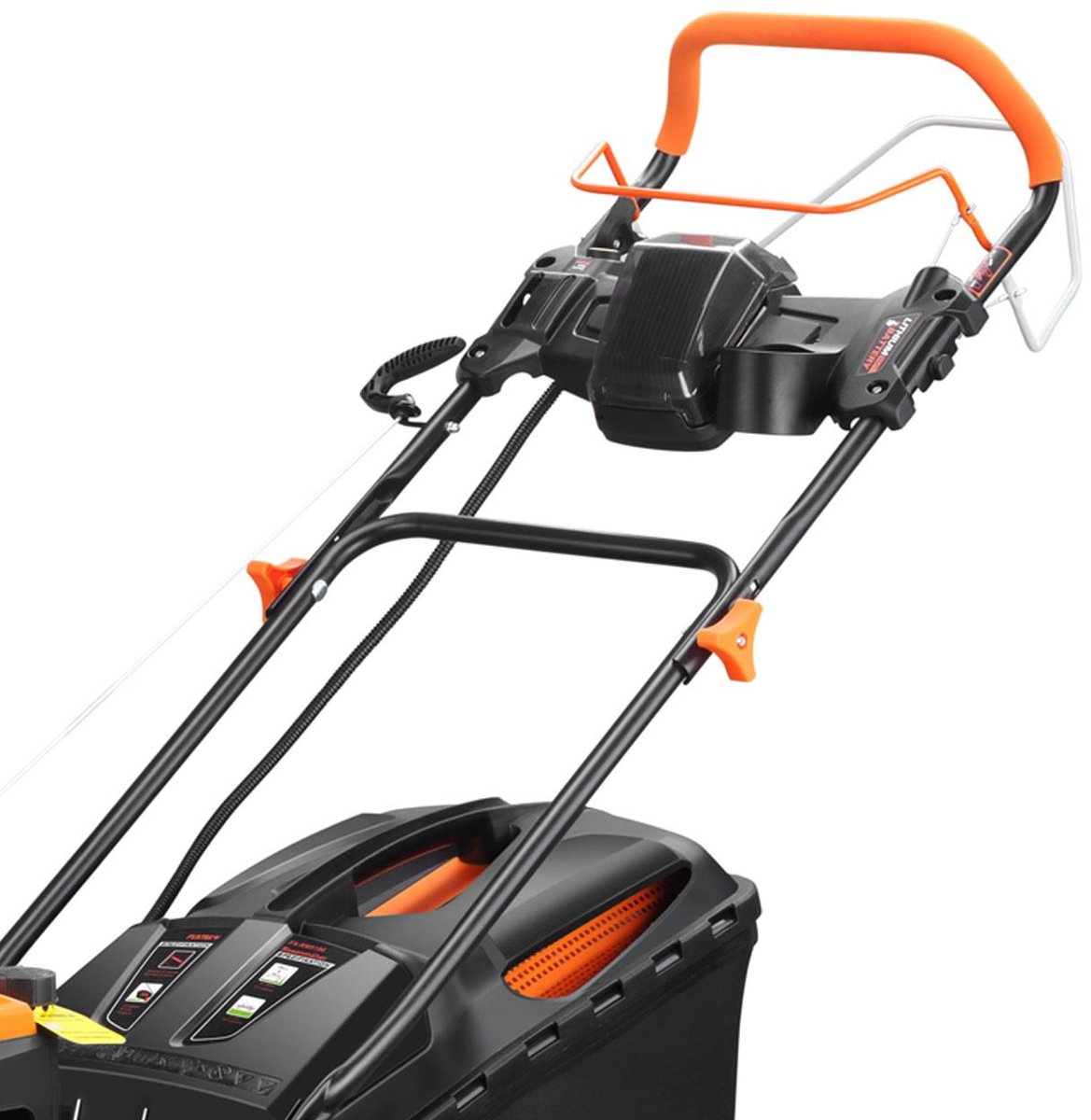 FUXTEC 4in1 Benzine Grasmaaier FX-RM5196eS - Elektrische Start - 6pk/4.4kW - 51cm Maaibreedte ,Hoogteverstelling 25mm-75mm - 4-Takt - Achterwielaandrijving, 60L Grasvanger - Mulchfunctie & Zij-uitworp – foto 4