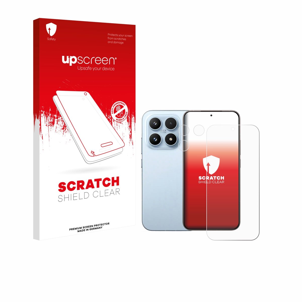 upscreen - Screenprotector voor Xiaomi 17 (Voor+Camera) - Folie Beschermfolie transparant
