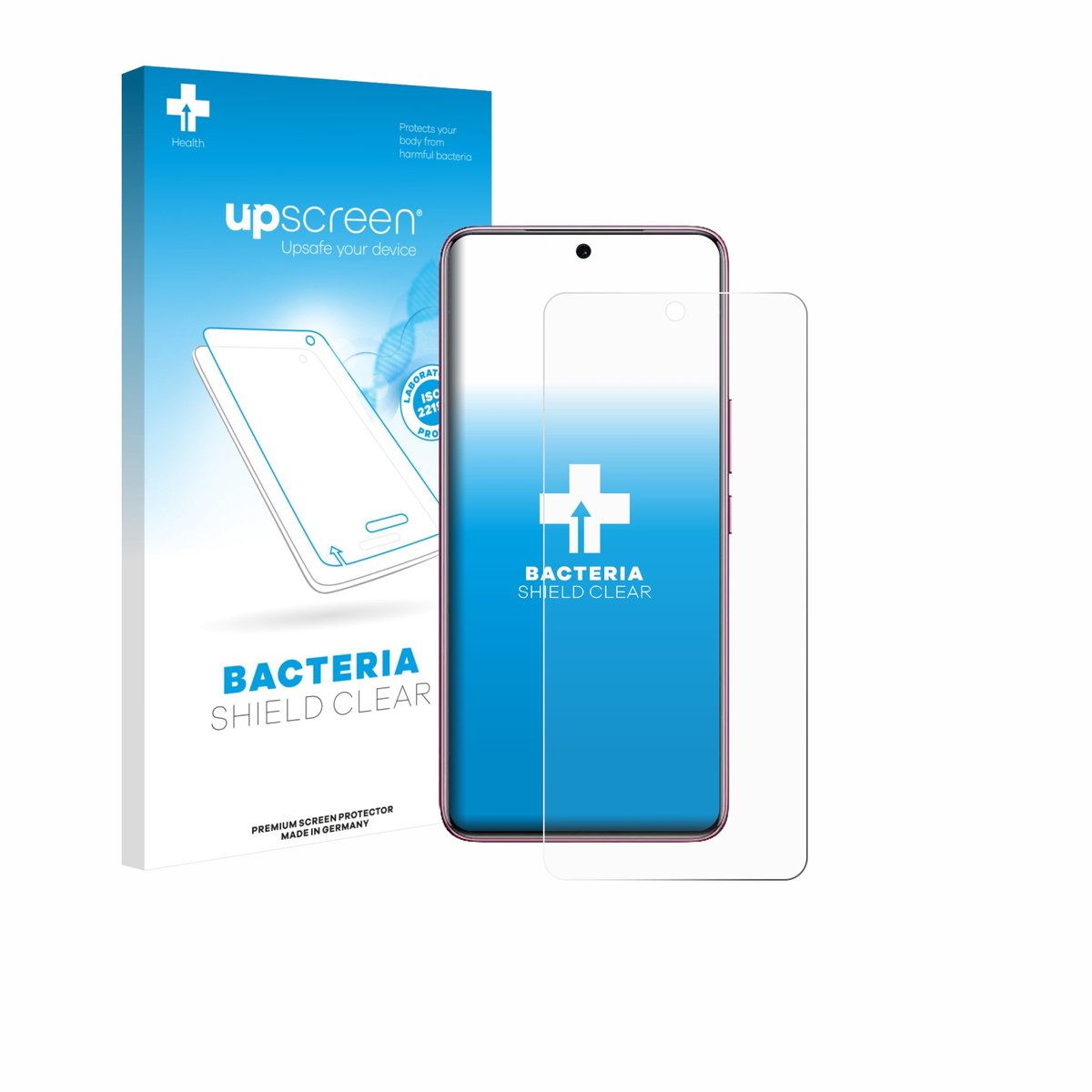 upscreen - Screenprotector voor Vivo V60e - Folie Beschermfolie transparant antibacterieel
