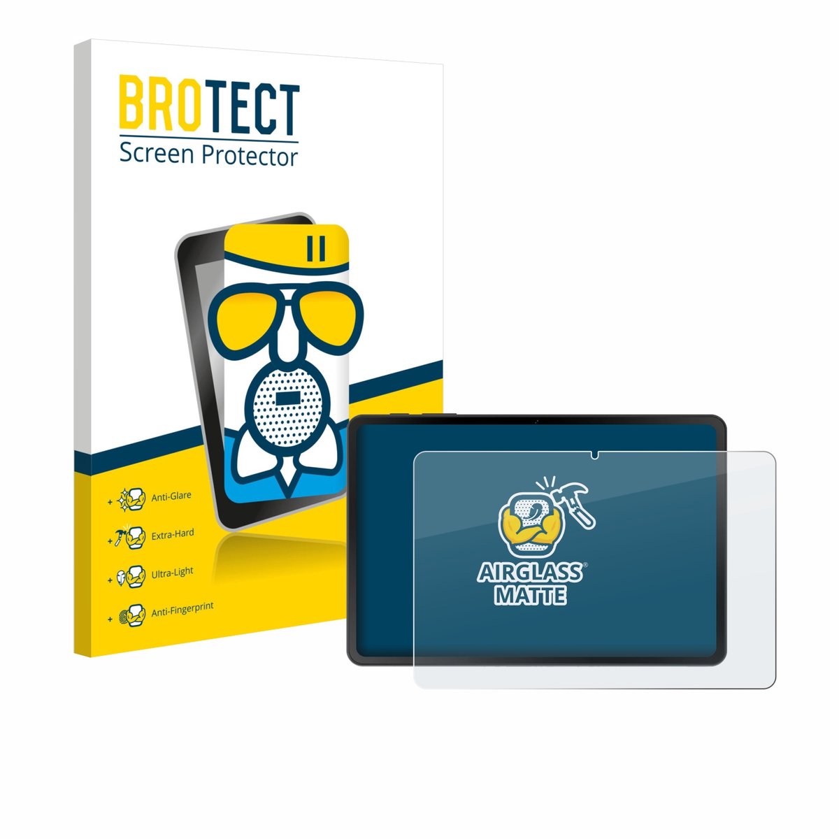 BROTECT - Screenprotector voor Doogee Tab A9 - Folie Beschermfolie Beschermglas matte