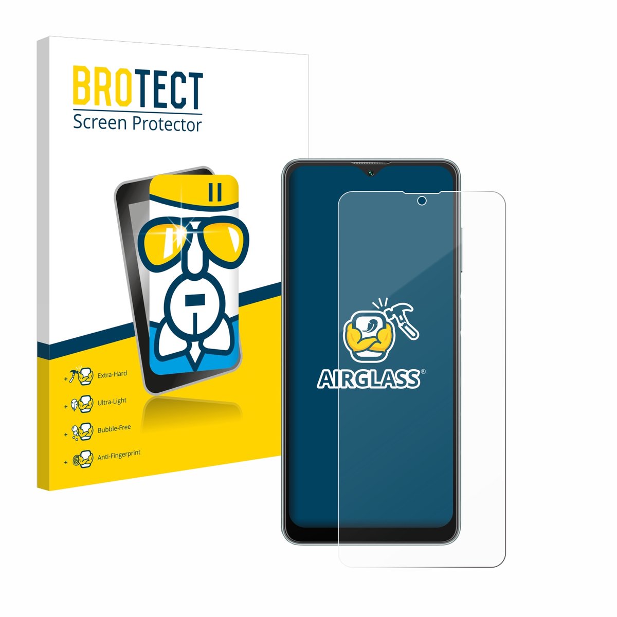 Screenprotector voor Blackview A53 Beschermglas transparant