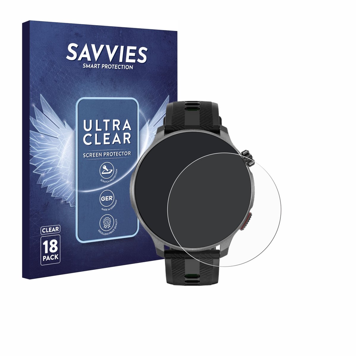 Savvies - Screenprotector voor Rollme G6 - Folie Beschermfolie transparant 18 Stuks