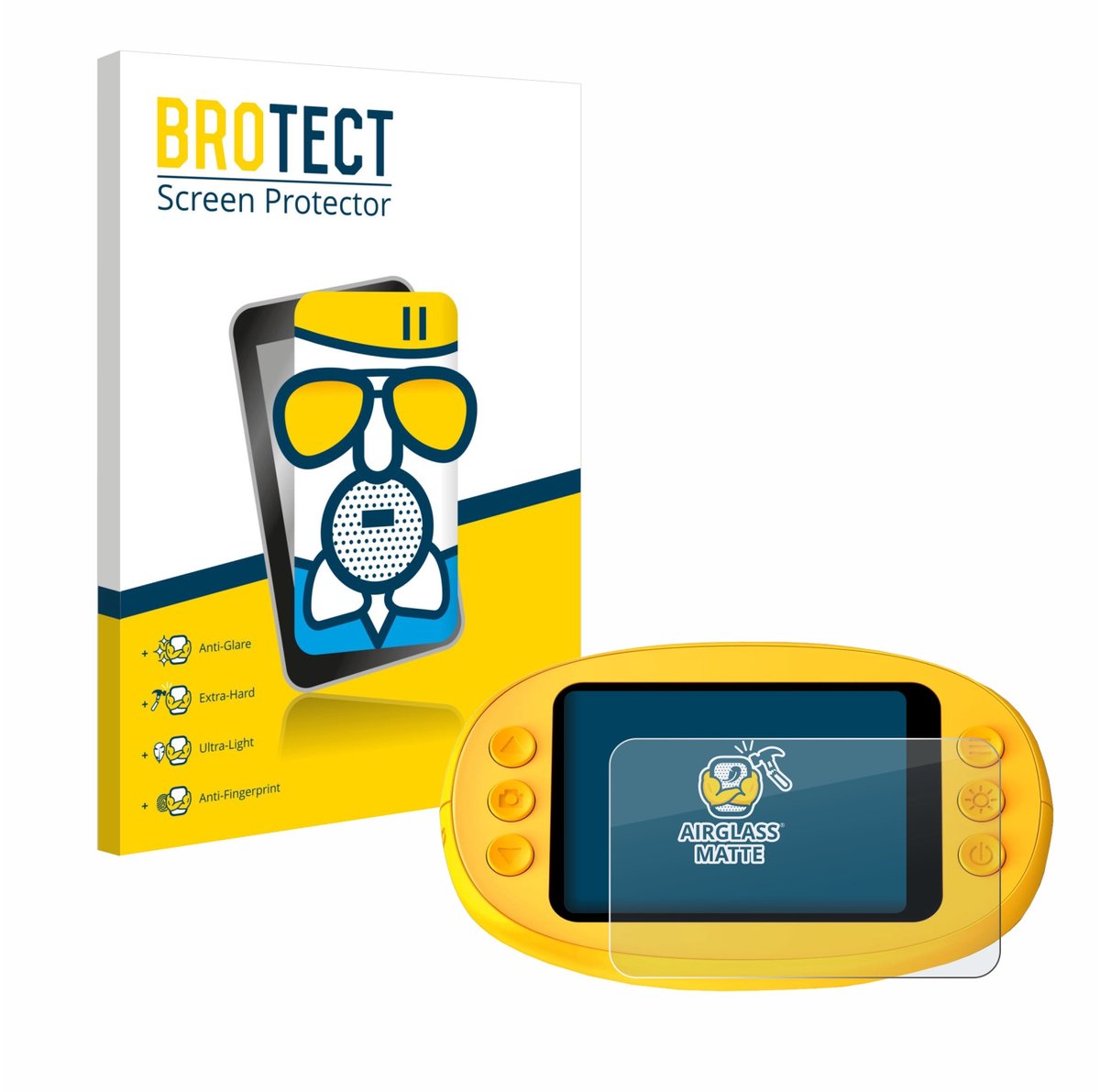 BROTECT - Screenprotector voor Ashfly inskam 382 - Folie Beschermfolie Beschermglas matte