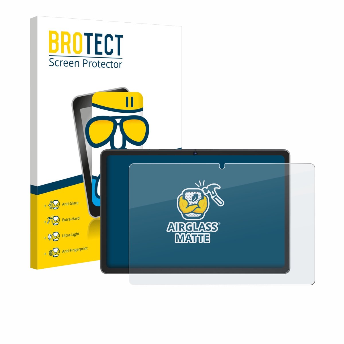 BROTECT - Screenprotector voor Tabwee T615 11" - Folie Beschermfolie Beschermglas matte