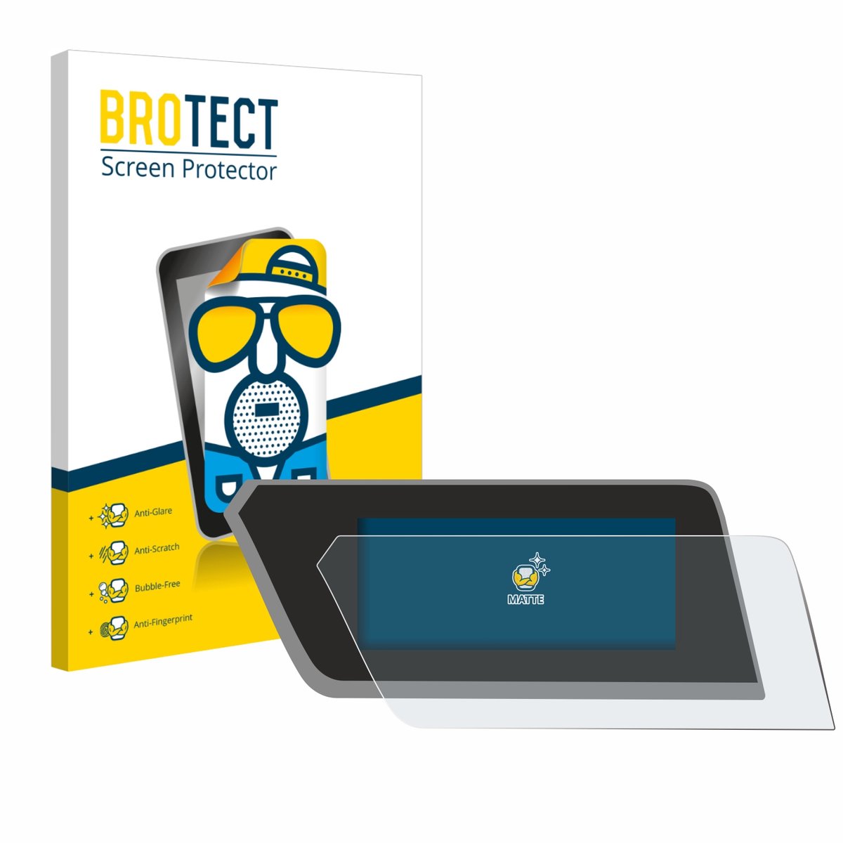 BROTECT - Screenprotector voor BMW 1 F40 2023 - Folie Beschermfolie matte