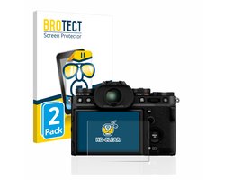BROTECT - Screenprotector voor Fujifilm X-T5 - Folie Beschermfolie transparant 2 Stuks