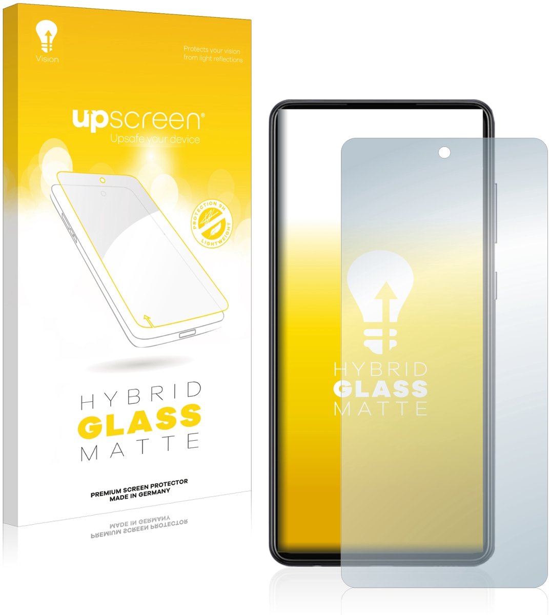 upscreen - Screenprotector voor Samsung Galaxy A72 / 5G - Folie Beschermfolie Beschermglas matte