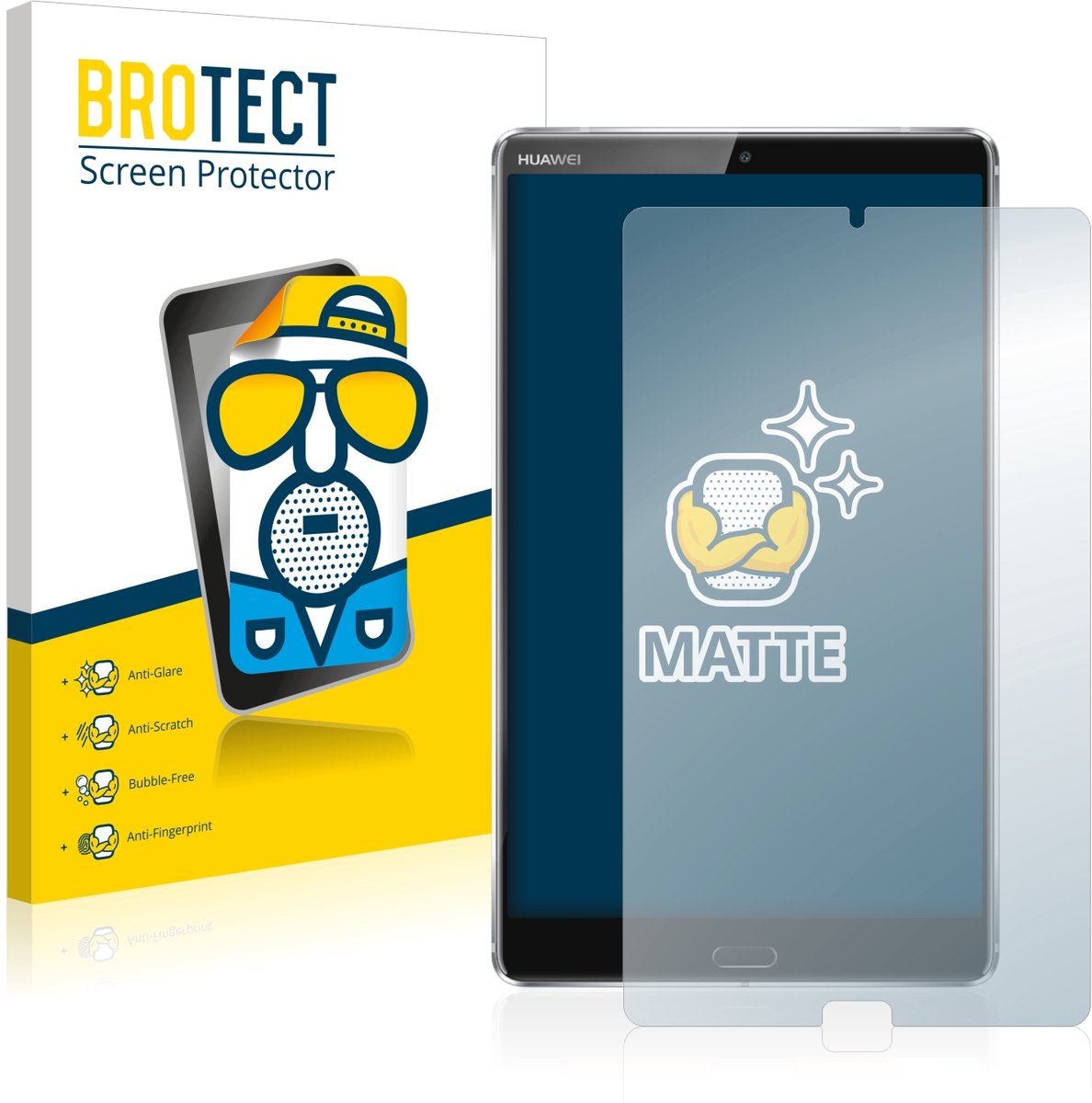 BROTECT - Screenprotector voor Huawei MediaPad M5 8.4 - Folie Beschermfolie matte 2 Stuks