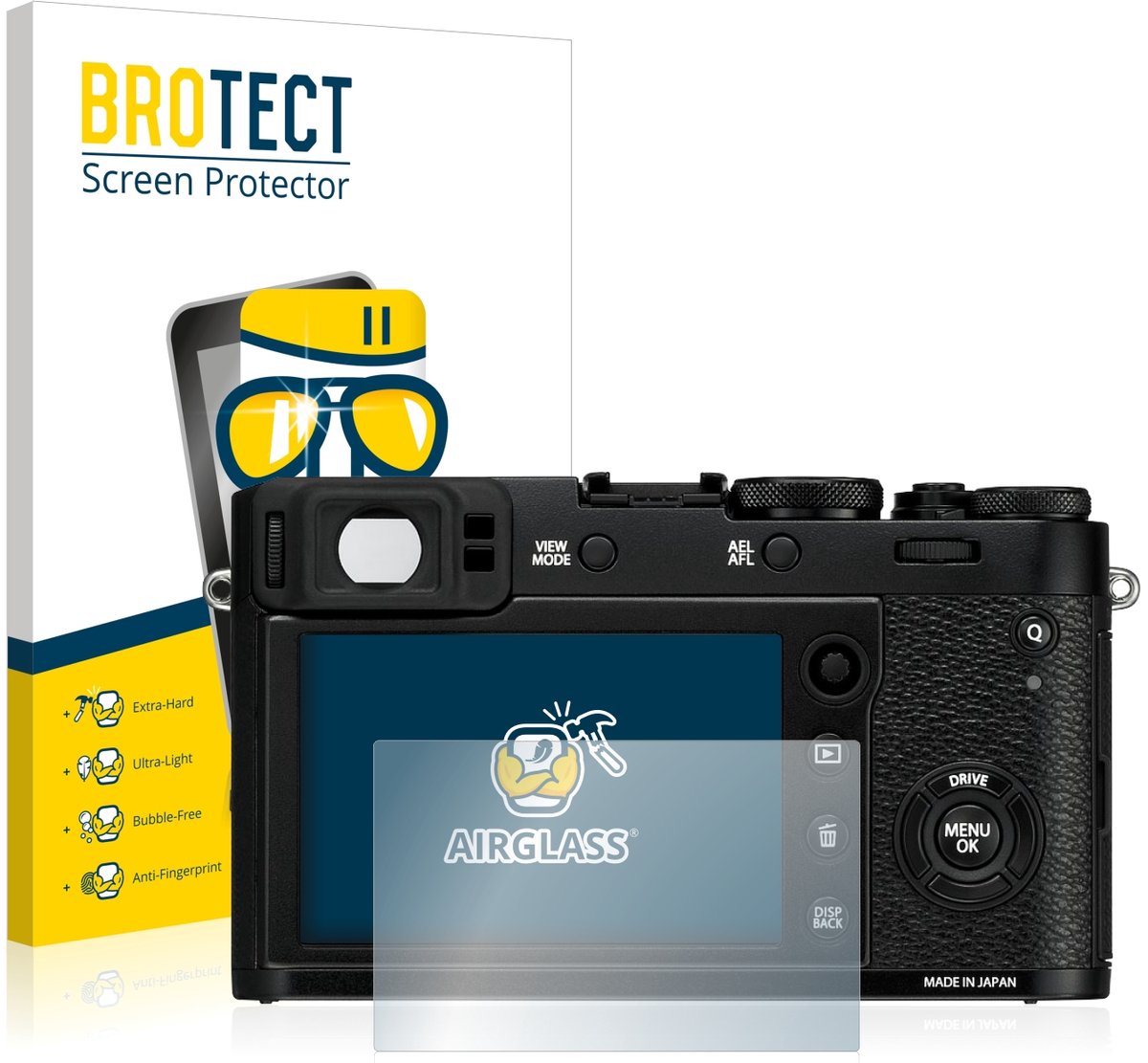 Screenprotector voor Fujifilm X100F Beschermglas transparant