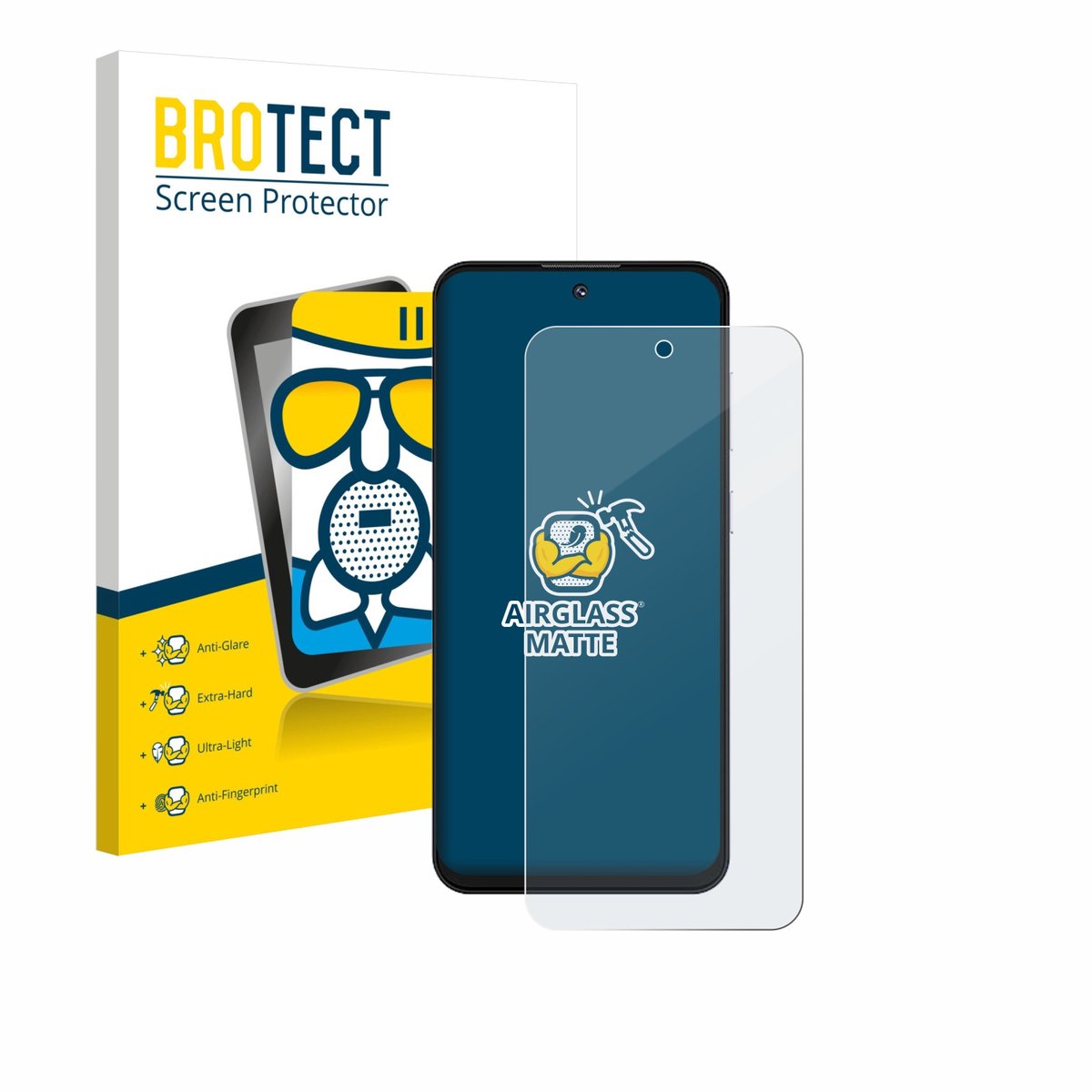 BROTECT - Screenprotector voor Oukitel C69 - Folie Beschermfolie Beschermglas matte