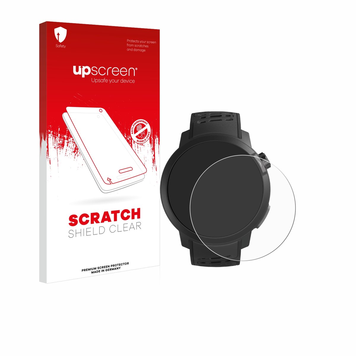 upscreen - Screenprotector voor Coros Pace Pro - Folie Beschermfolie transparant