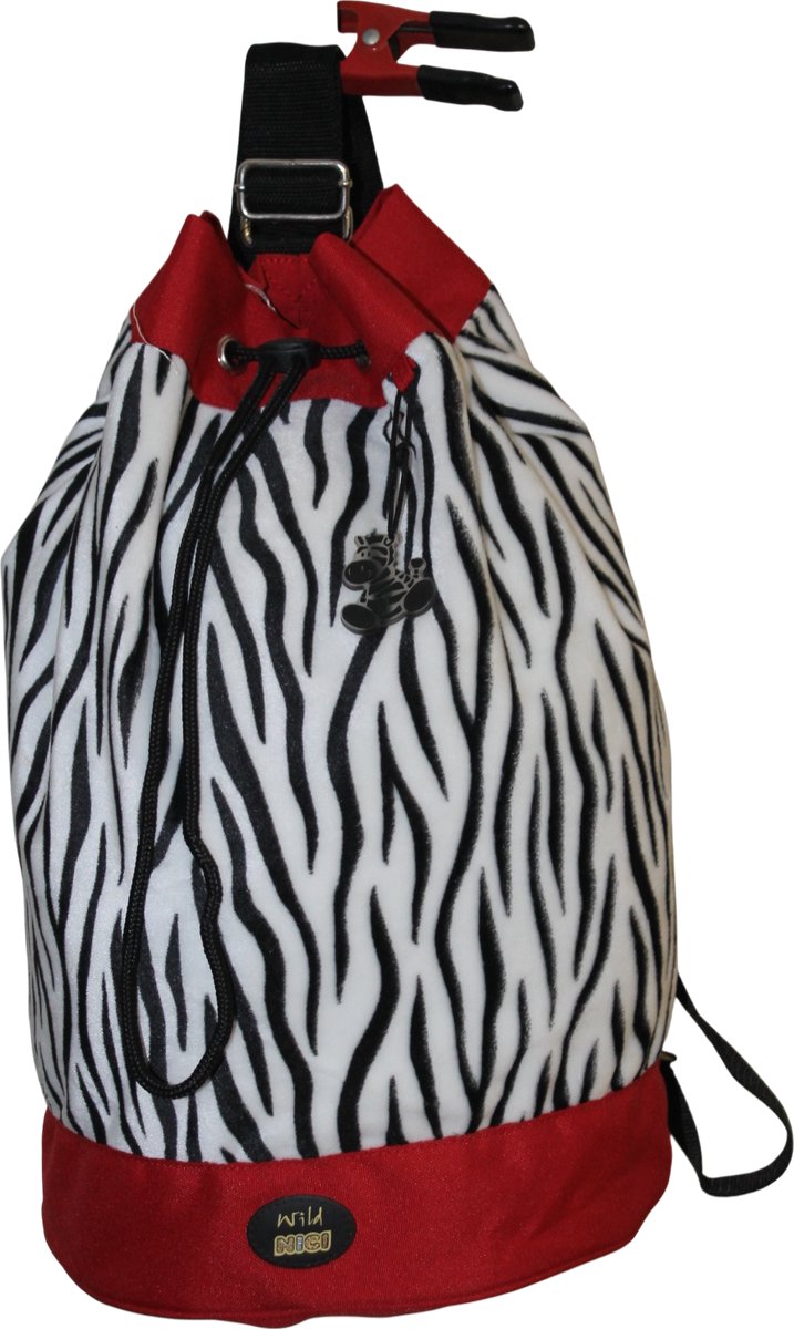 Rugzak WILD NICI - Zebraprint - 42,5 x 30 cm - Verstelbaar