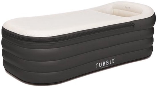 tubble royale black opblaasbaar bad in douche
