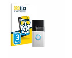 Screenprotector 3 Stuks voor Ring Video Doorbell 3 Beschermglas transparant