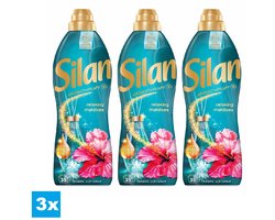 Silan Aromatherapy Relaxing Maldives Wasverzachter – 3 x 770 ml – 105 Wasbeurten – Langdurige Geur