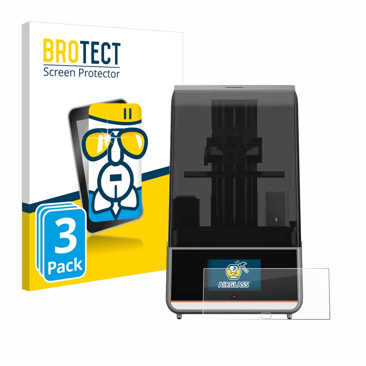 Screenprotector 3 Stuks voor Anycubic Photon Mono M7 Pro Beschermglas transparant