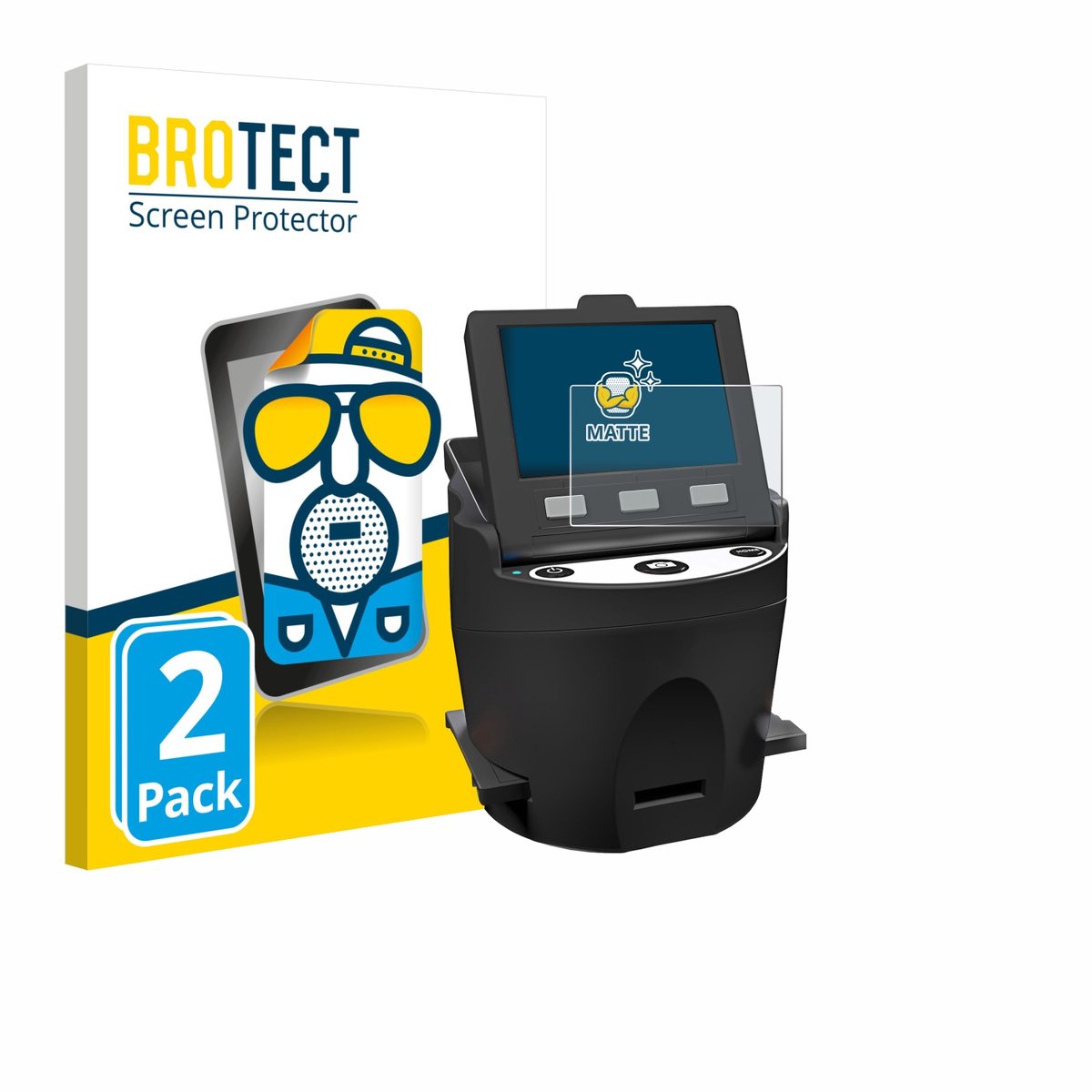 BROTECT - Screenprotector voor Kodak SCANZA - Folie Beschermfolie matte 2 Stuks