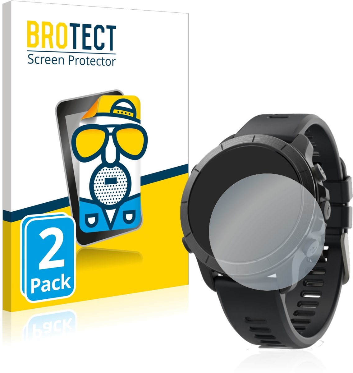 BROTECT - Screenprotector voor Wahoo Elemnt Rival - Folie Beschermfolie matte 2 Stuks