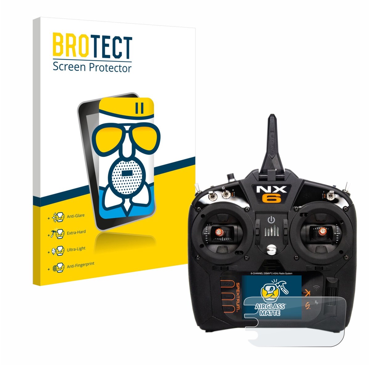 BROTECT - Screenprotector voor Spektrum NX10 - Folie Beschermfolie Beschermglas matte