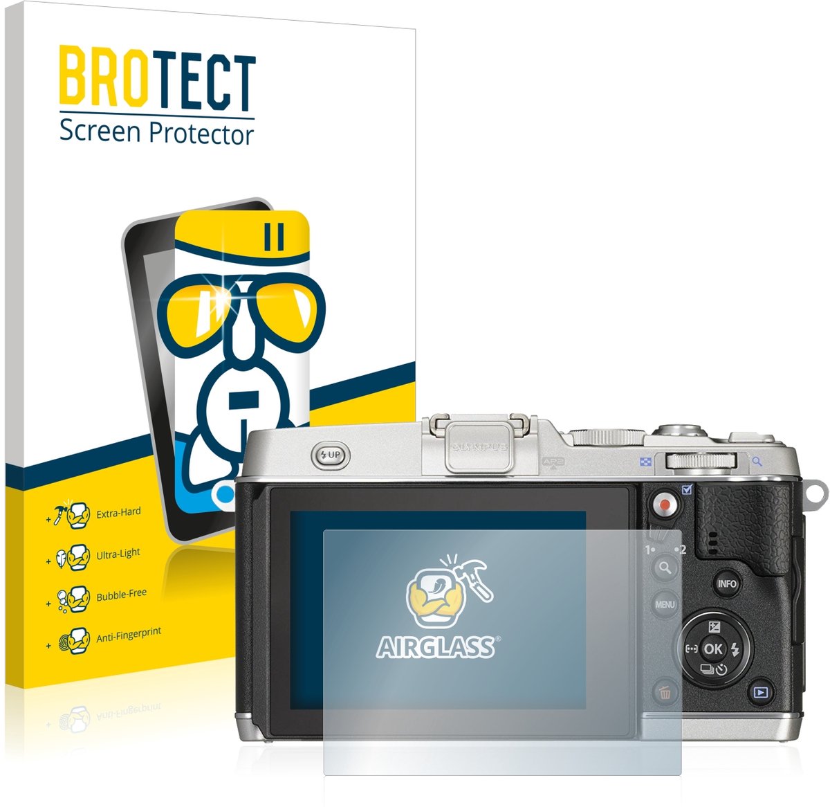 Screenprotector voor Olympus PEN E-P5 Beschermglas transparant