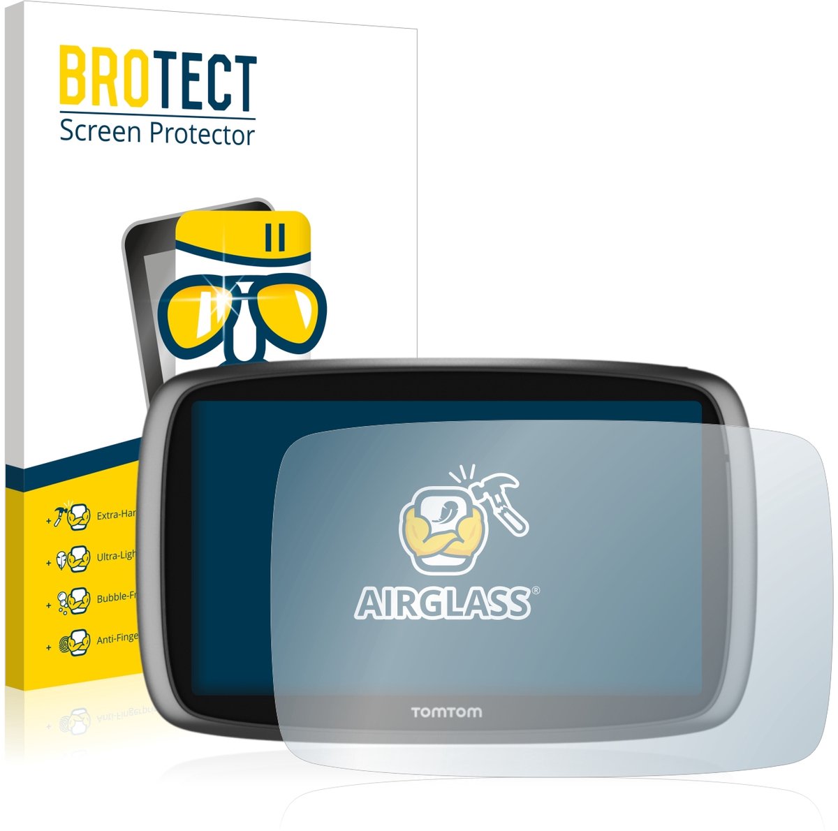 Screenprotector voor TomTom GO 6100 Beschermglas transparant